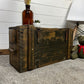 Wooden Ammo Chest Vintage Rustic Storage Blanket Box Industrial Trunk Coffee Table