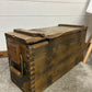 Wooden Ammo Chest Vintage Rustic Storage Blanket Box Industrial Trunk Coffee Table