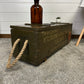 Vintage Wooden Chest Reclaimed Rustic Decor Industrial Farmhouse Home Storage