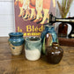 4x Vintage Mid Century Ceramic Glazed Pottery Vase Flower Pot Boho Art Deco Interior