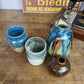 4x Vintage Mid Century Ceramic Glazed Pottery Vase Flower Pot Boho Art Deco Interior