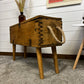 Vintage Rustic Wooden Box Side Table Storage Reclaimed Chest Farmhouse Coffee Table