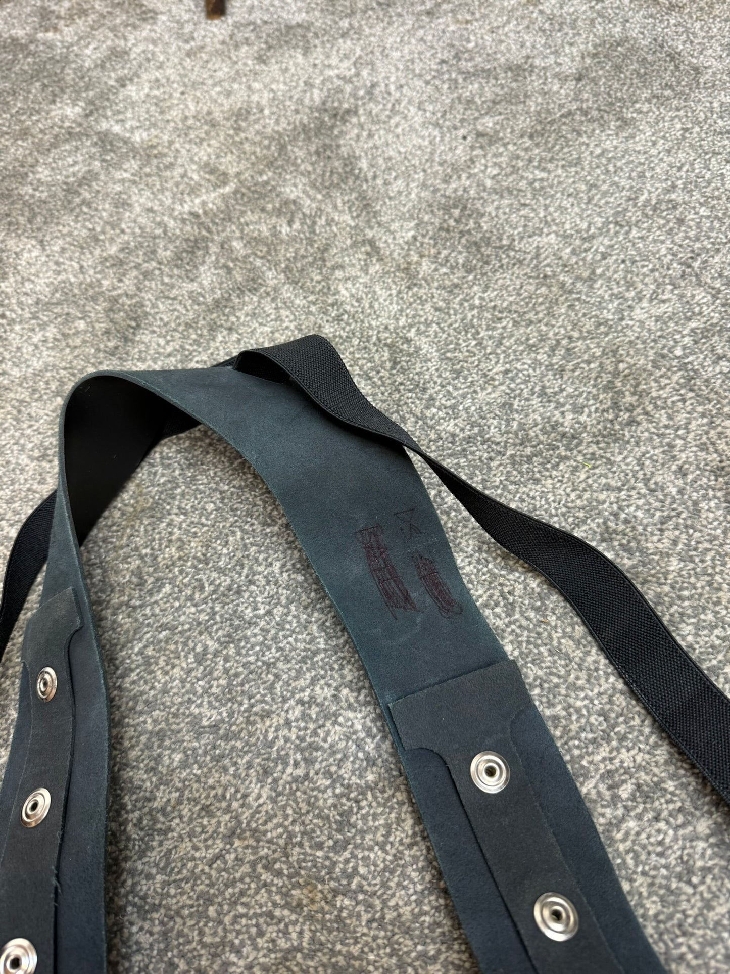 Ex Police Covert Leather Harness Peter Jones Radio CS Spray Baton Cuff Pouch Security Collectors