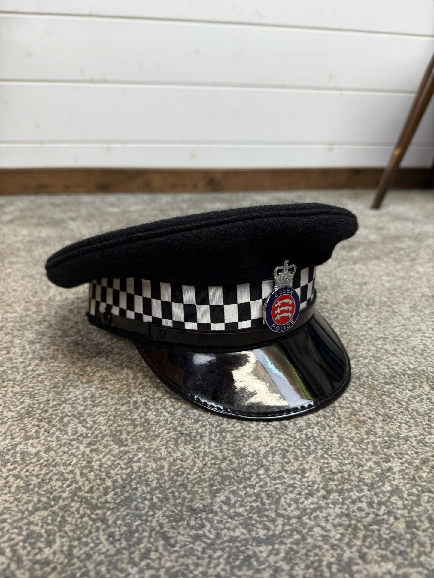 Obsolete Essex Police Peak Cap 56cm Film TV Prop Collector Display