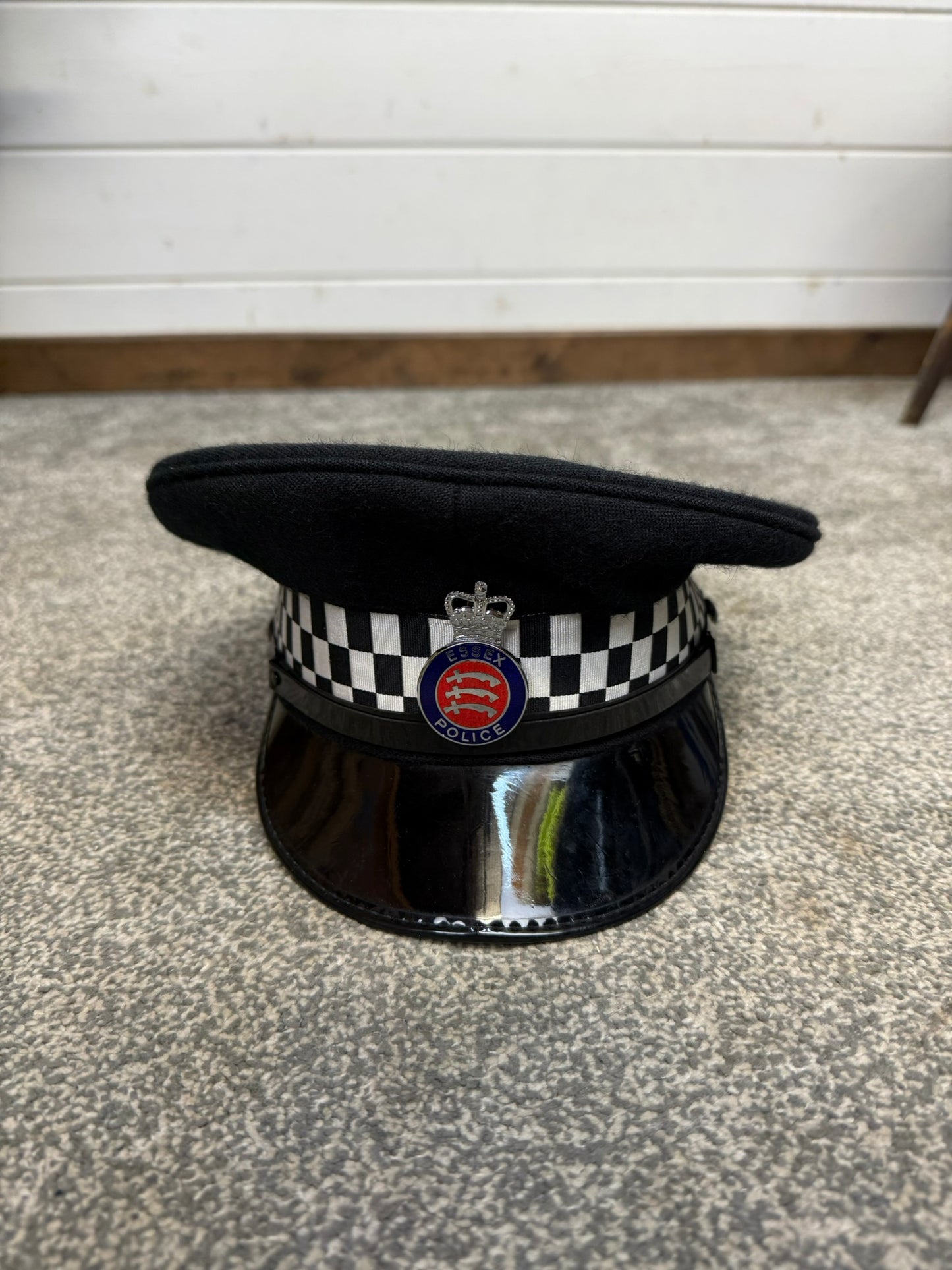Obsolete Essex Police Peak Cap 56cm Film TV Prop Collector Display