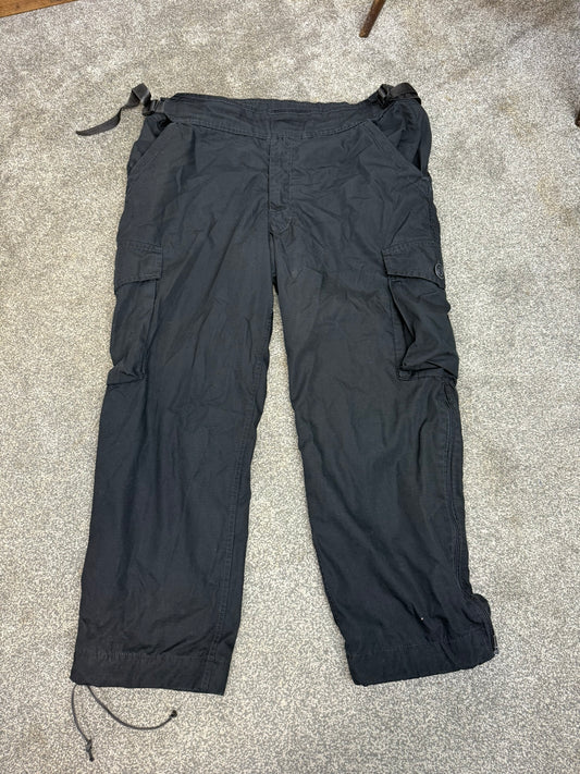 Ex Police Arktis Black Combat Cargo Trousers Waterproof Ripstop Hiking Dog Handler