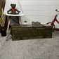 Rustic Industrial Wooden Ammo Crate Vintage Farmhouse Living Room Storage Coffee Table