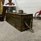 Rustic Industrial Wooden Ammo Crate Vintage Farmhouse Living Room Storage Coffee Table