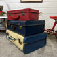 3x Vintage Suitcase Travel Trunk Boho Retro Industrial Decor Photo Prop Display