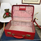 3x Vintage Suitcase Travel Trunk Boho Retro Industrial Decor Photo Prop Display