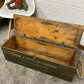 Vintage Wooden Ammo Chest Rustic Crate Storage Box Country Home Farmhouse Boho Decor