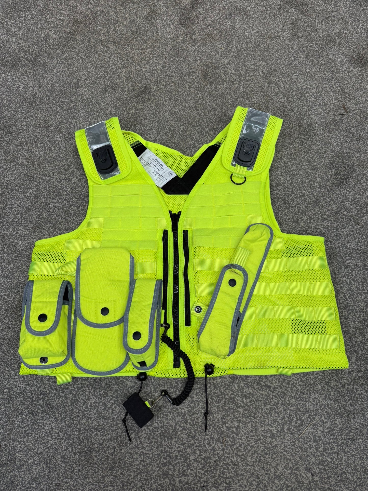 Ex Police Hi Vis Safariland Vest Molle Tactical Utility Security Vest XXL - VGC