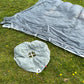 Ex Military Parachute Cut Off & Drogue Chute Photo Prop Army Display Bushcraft Canopy Material