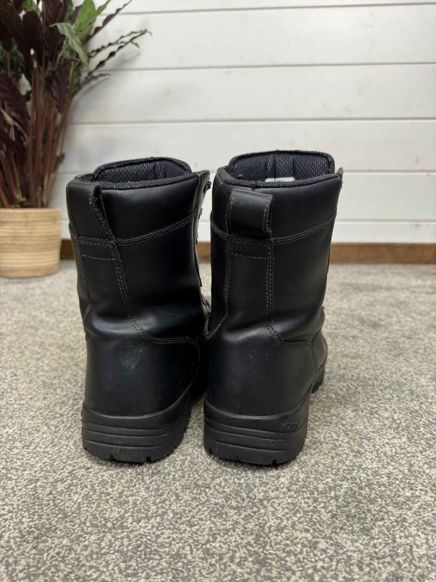 Magnum Elite Shield Combat Boots Black Leather UK 10 Ex Police Security