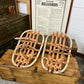 Vintage Army Snowshoes Arctic Trapper Shoes Skis Chalet Decor 1980's Ski Display