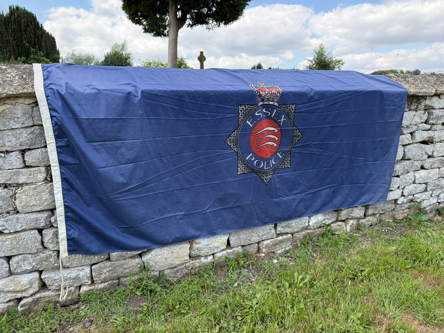 Genuine Rare Essex Police Flag Large Police Station Flag Memorabilia Collectable Display