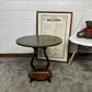 Vintage Mid Century Regency Style Oval Mahogany Wine Table Coffee Side Table