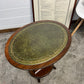 Vintage Mid Century Regency Style Oval Mahogany Wine Table Coffee Side Table