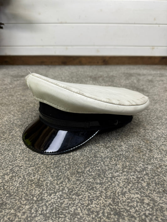 Ex Police Peak Cap 57cm Genuine Issue Chauffeur Fancy Dress Film Prop Collectible