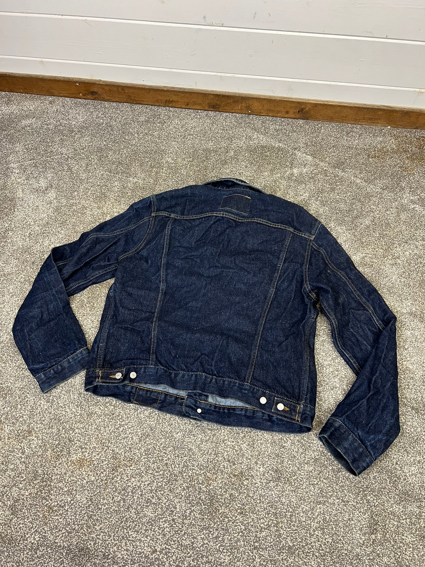 Vintage Guess Denim Jacket LARGE - 80's 90's Y2K Trucker Jacket