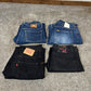 4x Vintage Jeans Bundle Job Lot 90's Y2K - Levi's, Caterpillar, Lee Cooper, Petroleum