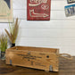 Vintage Wooden Box Reclaimed Small Military Ammo Box Crate Rustic Home Farmhouse Storage