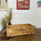 Vintage Wooden Box Reclaimed Small Military Ammo Box Crate Rustic Home Farmhouse Storage