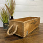 Vintage Wooden Box Reclaimed Small Military Ammo Box Crate Rustic Home Farmhouse Storage