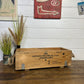 Vintage Wooden Box Reclaimed Small Military Ammo Box Crate Rustic Home Farmhouse Storage