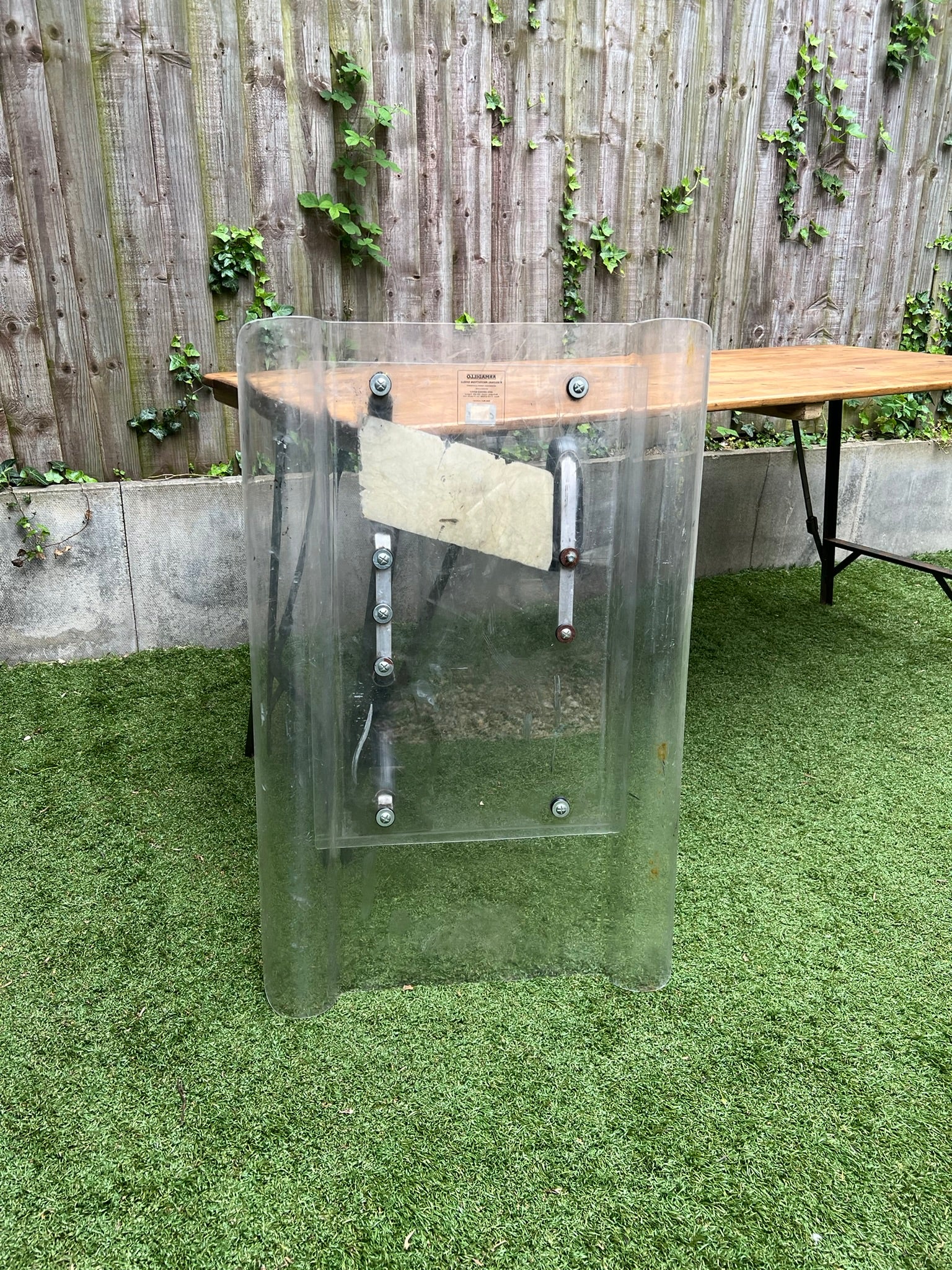 Ex Police Riot Shield Wall Quirky Art Display LARP Role Play Games Fil ...