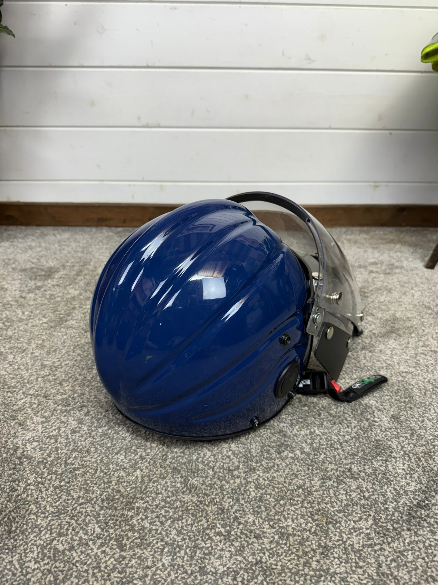 Gecko Marine Helmet With Jet Flip Visor Ex Police 56-63cm