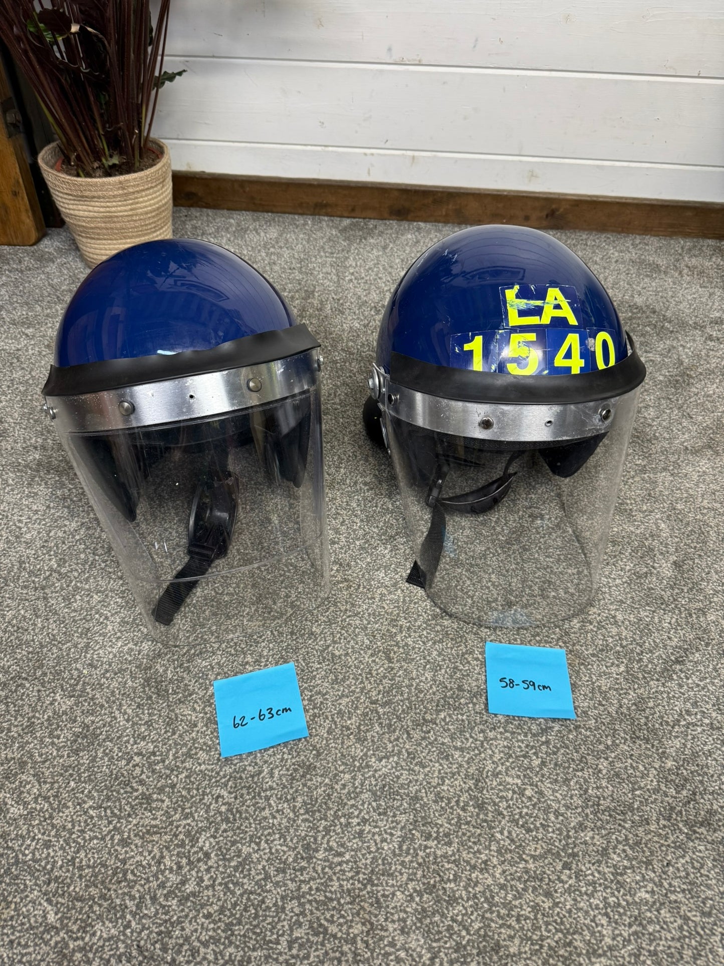Ex Police Riot Helmet Defender Genuine Obsolete Collectible Theatre Display Fancy Dress Airsoft Paintball