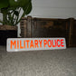 Vintage Ex Military Police Sign Unissued Collector Man Cave Wall Display Sign Film Prop