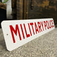 Vintage Ex Military Police Sign Unissued Collector Man Cave Wall Display Sign Film Prop