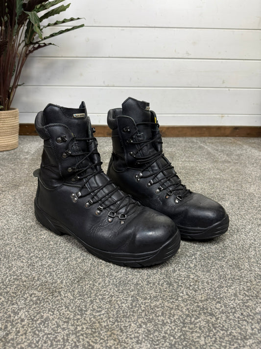 Altberg Peacekeeper P3 VS Black Leather Waterproof Combat Boots Size UK 13