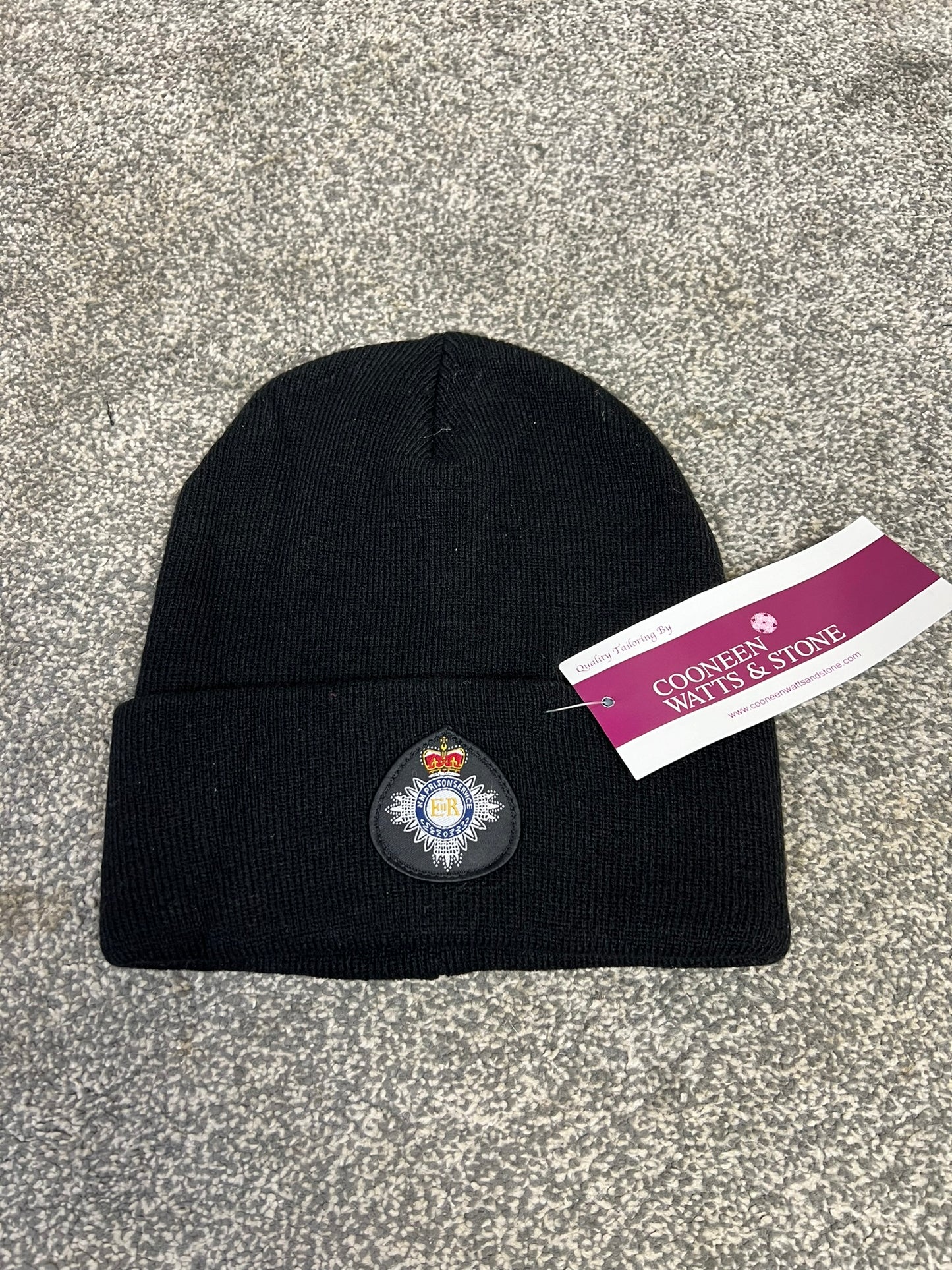 NEW Ex HM Prison Service Uniform Beanie Hat Wooley Hat