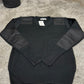 NEW Black Pullover Jumper MEDIUM Security Prison Uniform Outdoor Work Fishing