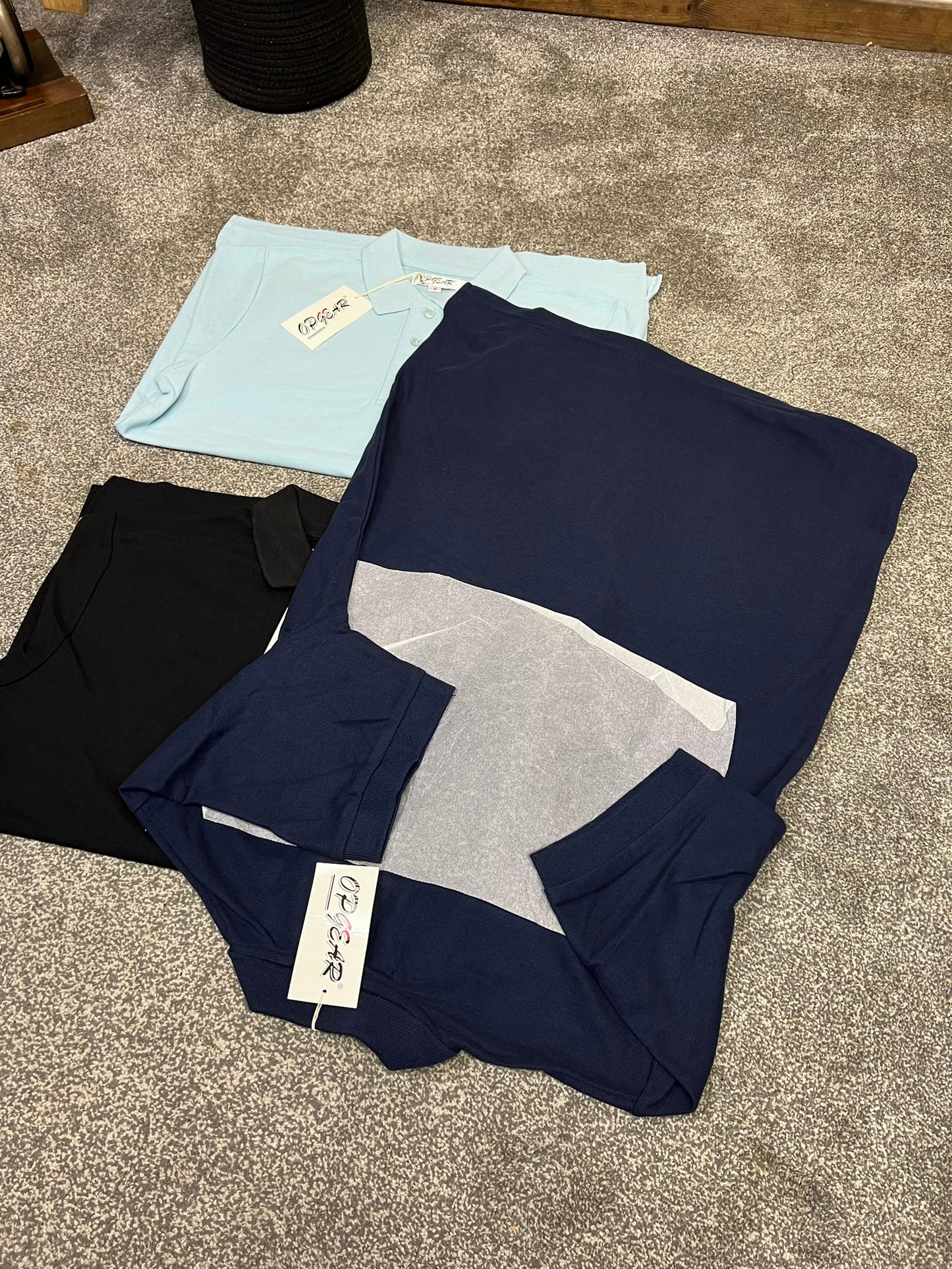 3x NEW Men's Polo Shirt T-Shirt Uniform Job Lot Bundle - MEDIUM