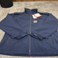 NEW Navy Blue Softshell Jacket Coat Waterproof Breathable Security LARGE