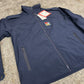 NEW Navy Blue Softshell Jacket Coat Waterproof Breathable Security LARGE