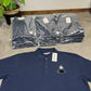 27x Navy Blue Polo Shirt T Shirt Job Lot Bundle Badged - 4XL (XXXXL)