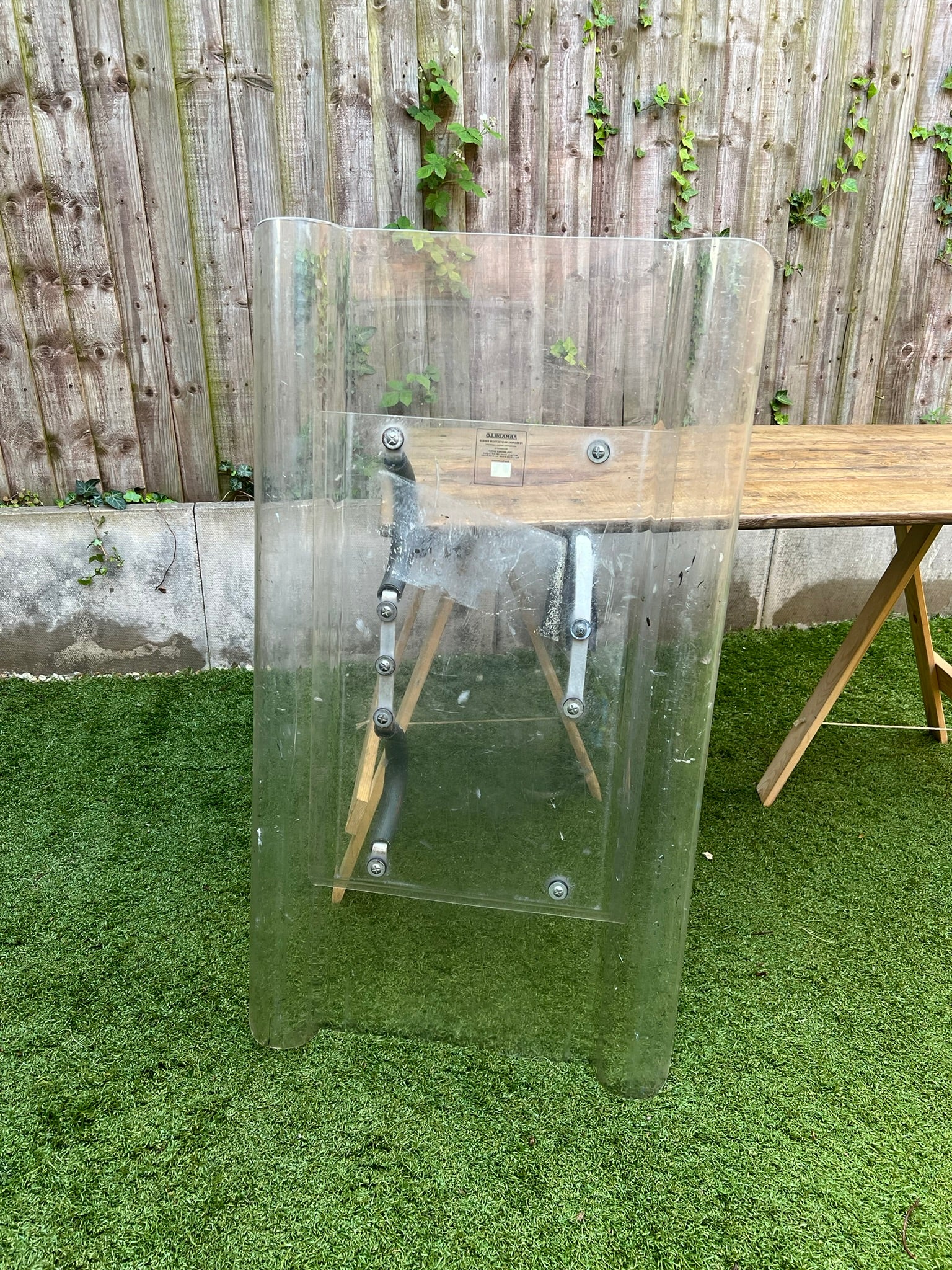 Ex Police Riot Shield Wall Quirky Art Display LARP Role Play Games Fil ...