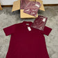 Box of 22x Burgundy Polo Shirts T-Shirt Job Lot Wholesale NEW - XXXL 3XL Resale Printing Car Boot Stock