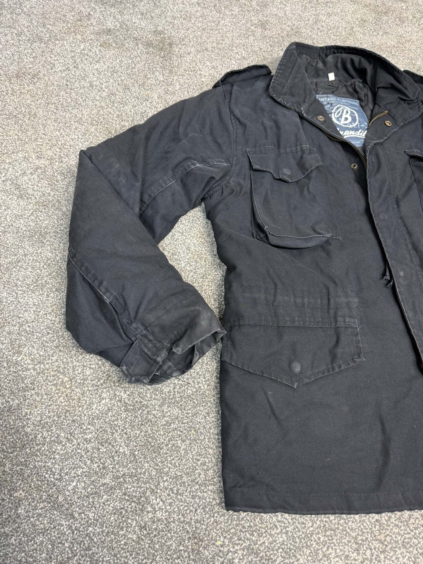 Brandit M65 Vintage Clothing Jacket Parka With Liner - Large