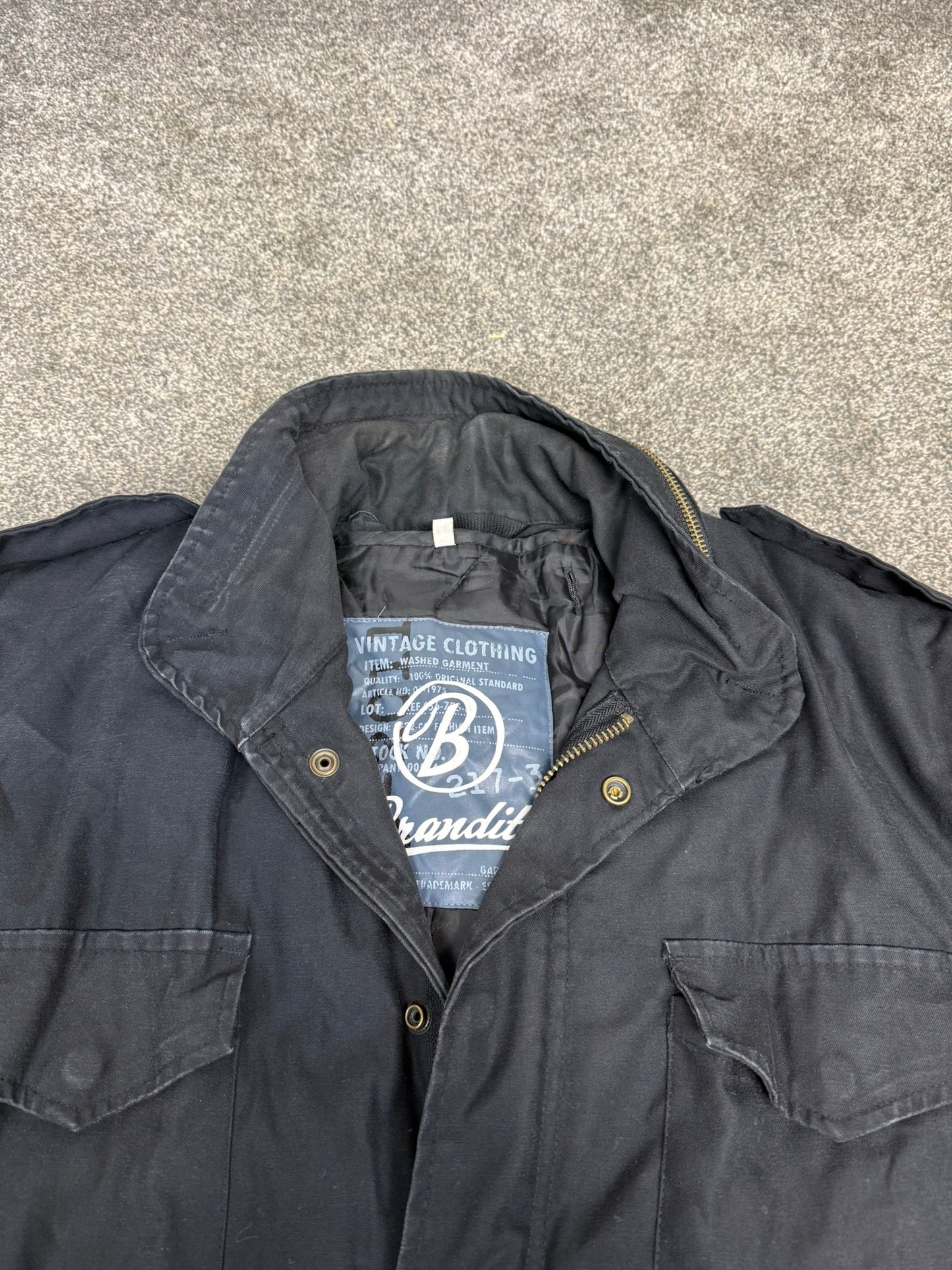 Brandit M65 Vintage Clothing Jacket Parka With Liner - Large