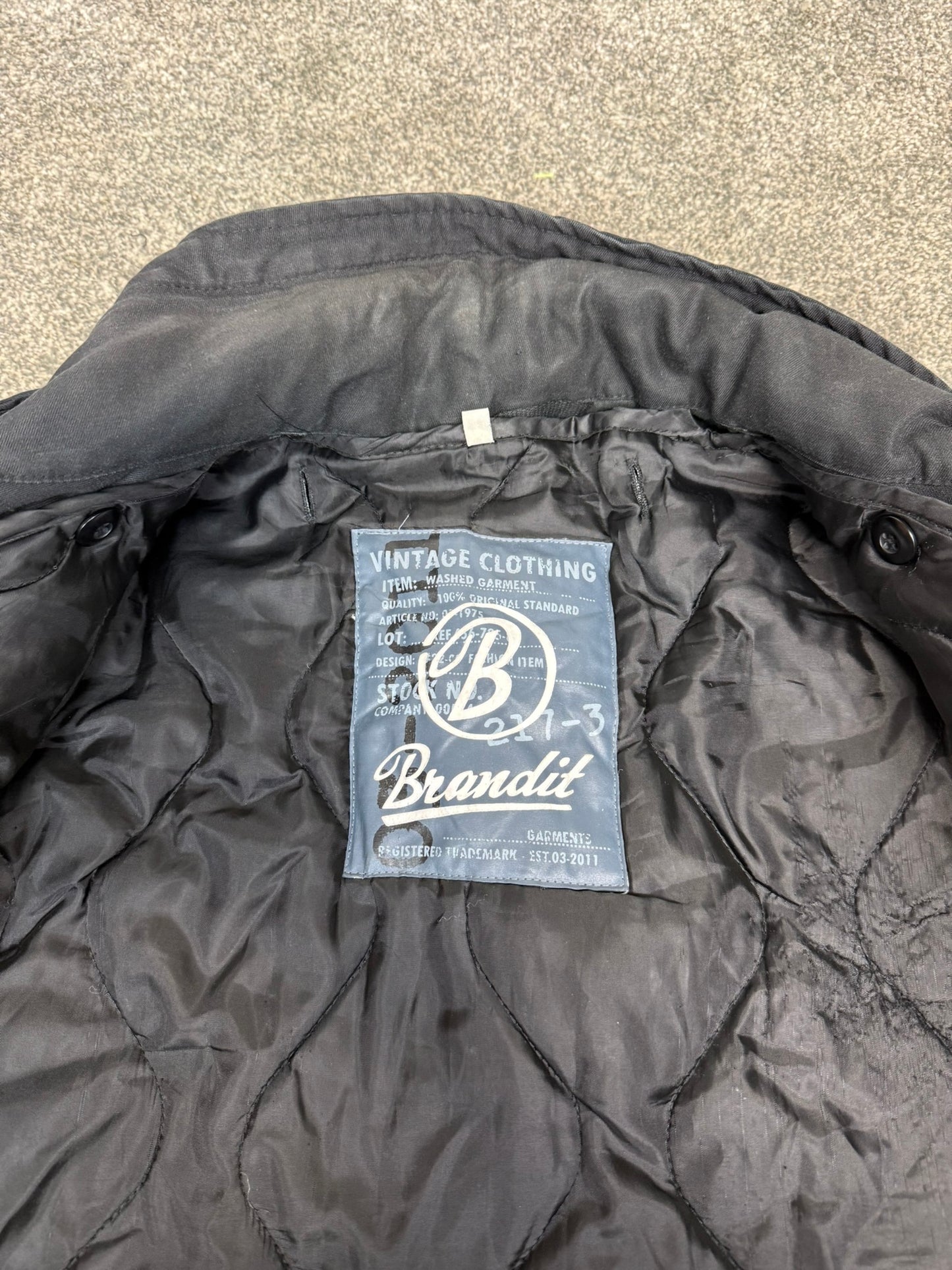 Brandit M65 Vintage Clothing Jacket Parka With Liner - Large