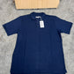 Box of 36x Navy Blue Polo Shirts T-Shirt Job Lot Wholesale NEW - LARGE Resale Printing Car Boot Stock