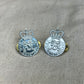 Rare AEA Atomic Energy Constabulary Collar Pin Badge PAIR Collectible Memorabilia