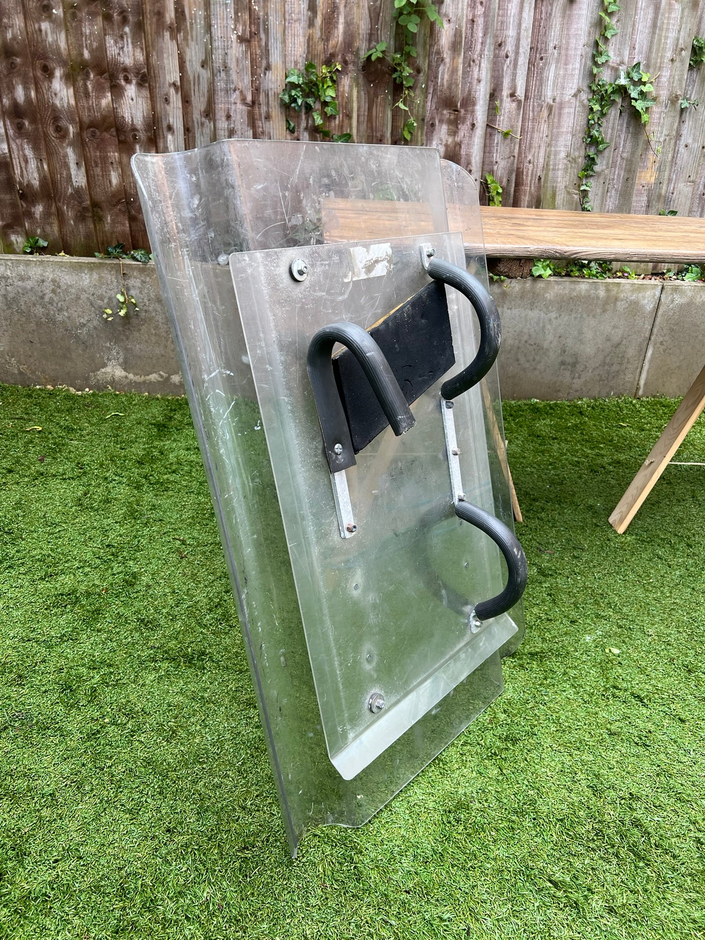 Police Riot Shield Quirky Art Display LARP Role Play Paintball Airsoft Games Film Prop