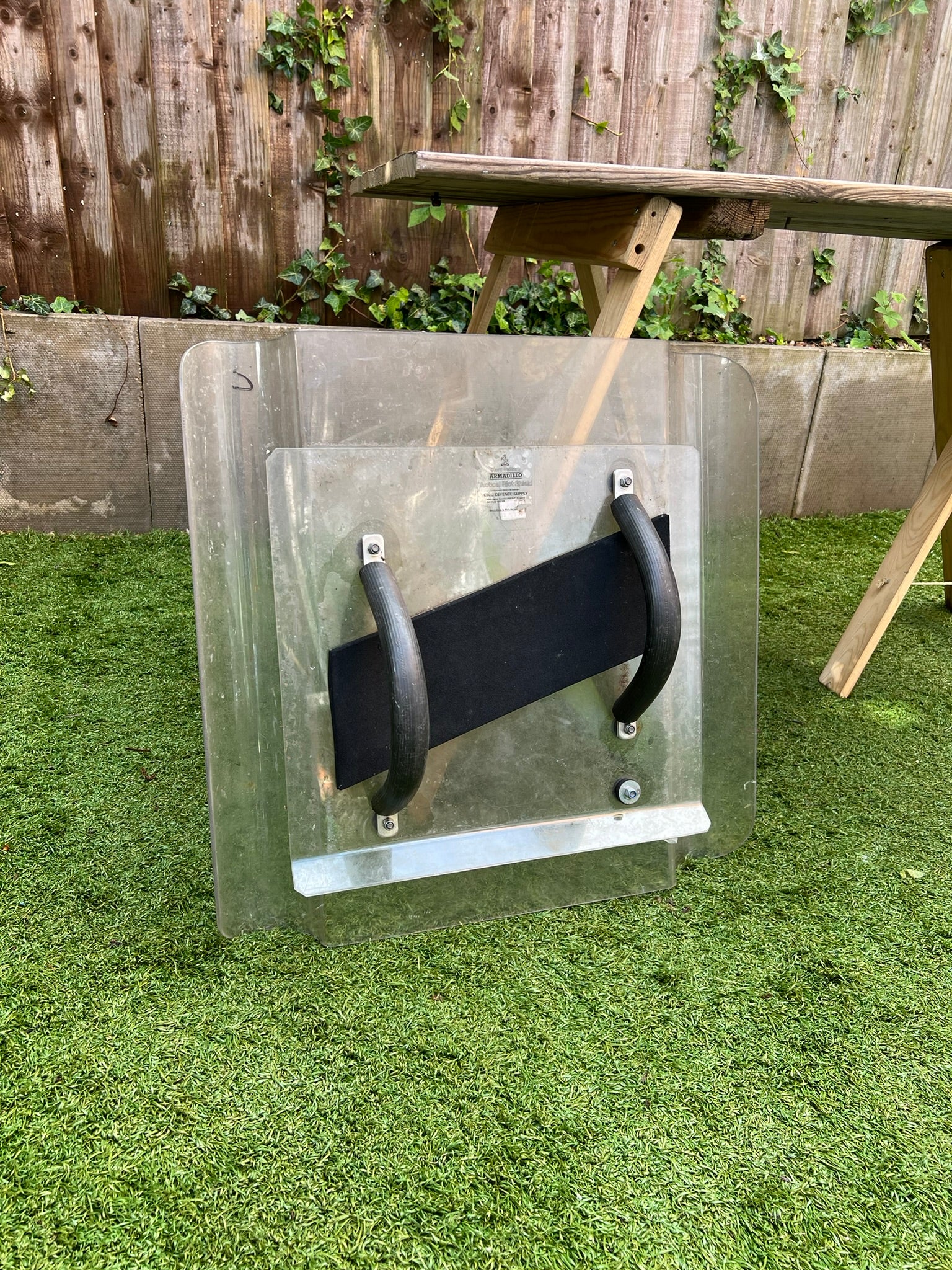 Ex Police Square Riot Shield Airsoft Paintball Shield Games Prop Colle ...